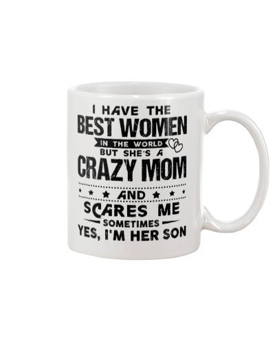 Son mug best women crazy mom ntmn