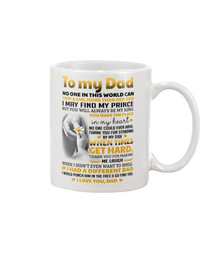 Daughter mug dad in my heart htte