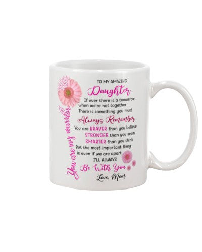 Daughter mug daughter my warrior mom djub ngvt