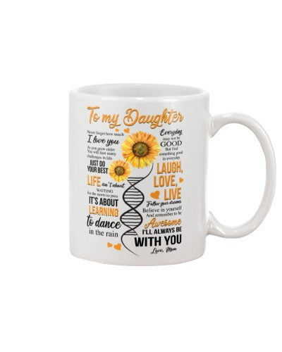 Daughter mug daughter laugh love live mom ngvt