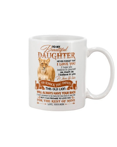 Daughter mug amaz daughter mom old lion ngvt