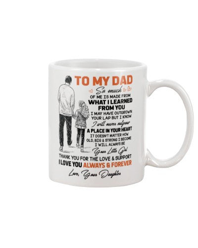 Daughter mug to dad daughter made from you ngvt