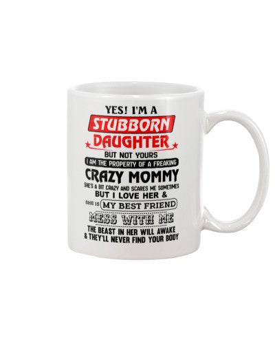 Daughter mug daughter love mommy ngvt