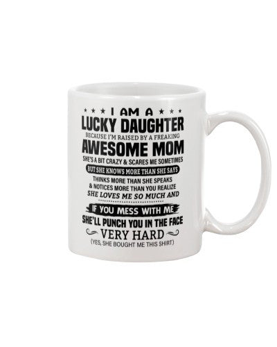 Daughter mug daughter mom iymwm htte