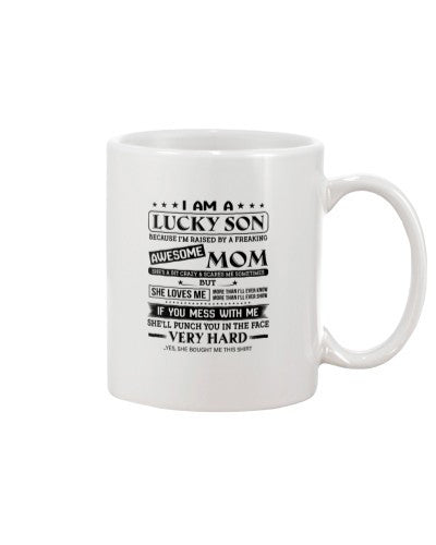 Daughter mug tqh son mom luckyson