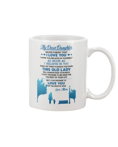 Daughter mug daughter mom oldlady httee