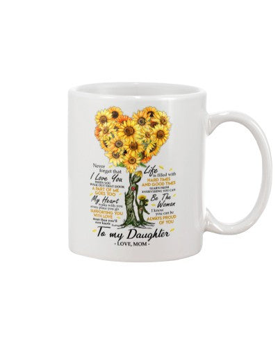 Daughter mug tqh daughter supporting you mom