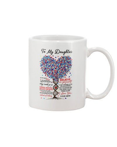 Daughter mug tqh daughter them alone mom