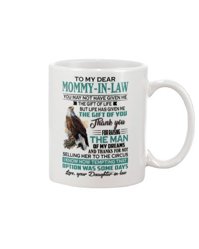 Daughter In Law mug mommy inlaw thegift daughter lchv