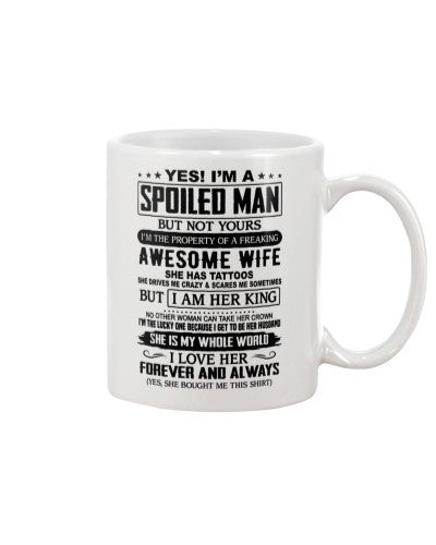 Grandfather mug spoiled man king tattoos ngvt