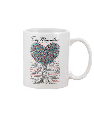 Daughter In Law mug mum inlaw daughter thankfor ntmn