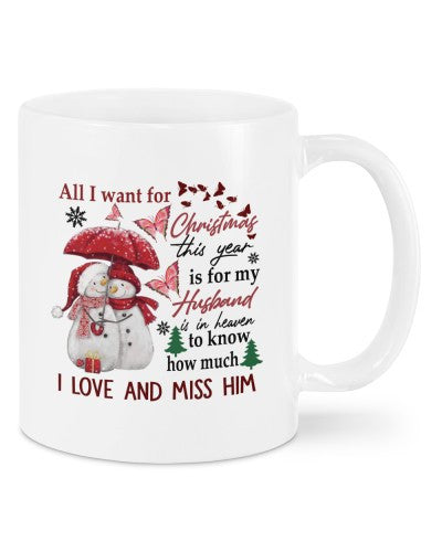 Wife mug-mug christmas husband heaven dhuc tthd