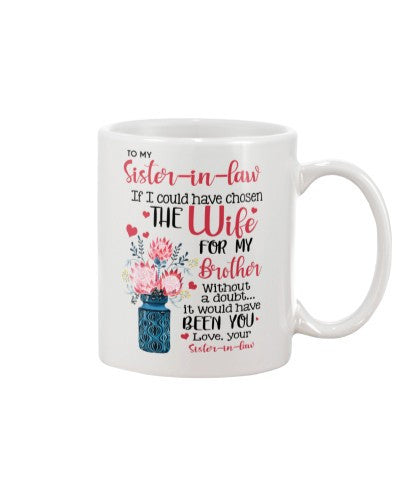 Daughter In Law mug tqh sister inlaw doubt sister inlaw