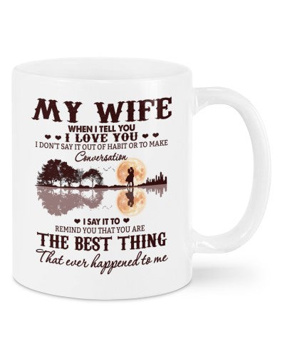 Husband mug-mug wife conversation husband diub htte