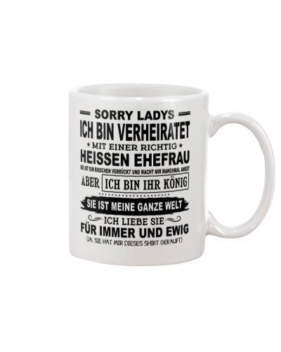 Husband mug sory ladys german ntmn