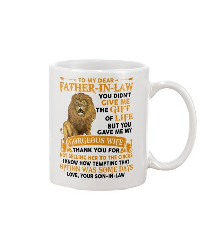 Son In Law mug tqh father inlaw circus son inlaw