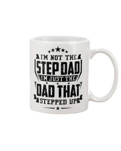 Grandfather mug stepdad just dad up htte
