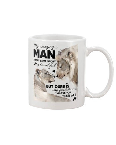 Wife mug amazing man love wife ntmn