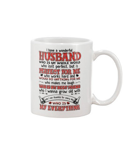 Wife mug husband perfect everything djua htte