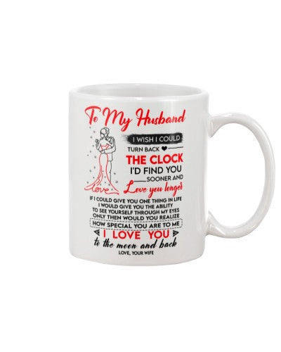 Wife mug husband the clock wife htte