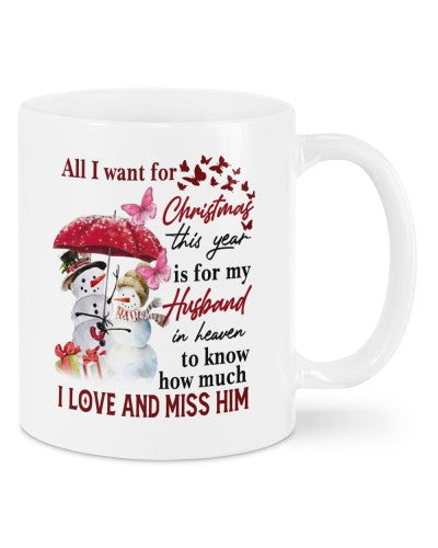 Husband mug-mug christmas husband heaven dduc ntmn
