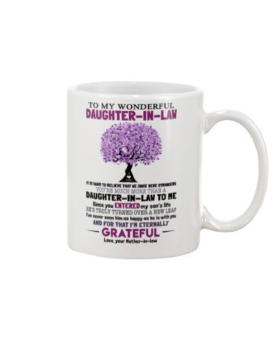 Daughter In Law mug tqh daughter inlaw entered mother inlaw