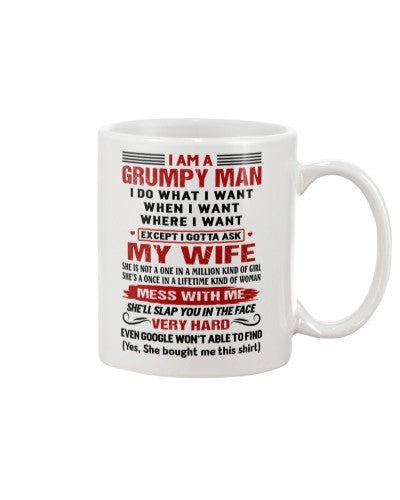 Husband mug grumpy idwiw wife ntmn
