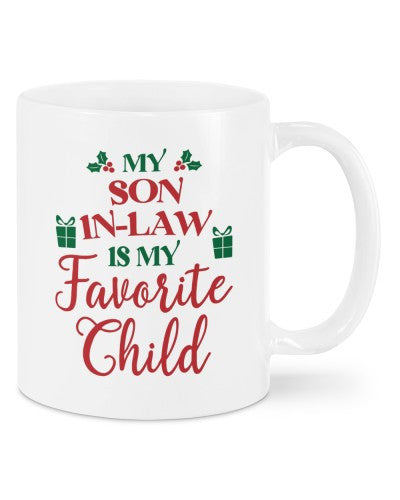 Daughter In Law mug soninl favorite child daua htte