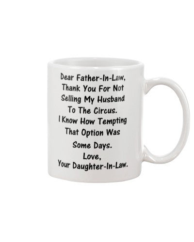 Daughter In Law mug father in law cirus daughter diub ngvt