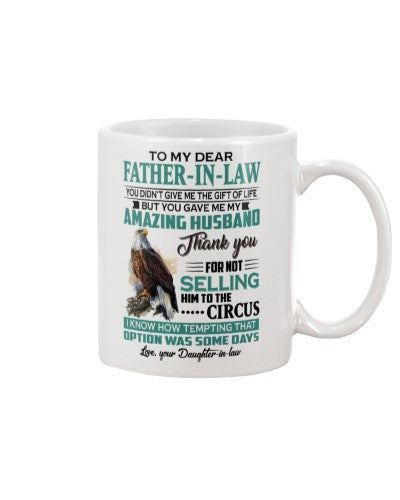 Daughter In Law mug father inlaw thegift daughter lchv