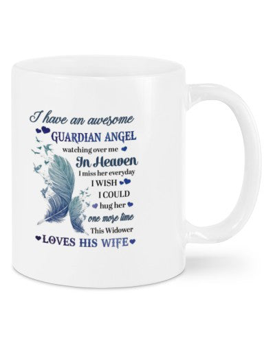 Wife mug-mug heaven widower wife ddub ntmn