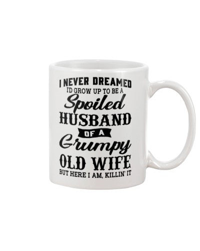 Husband mug spoiled husband old wife diub ntmn