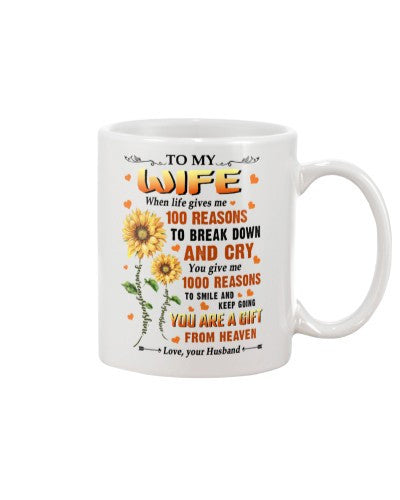 Husband mug wife 100 reasons husband ngnh