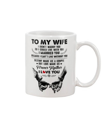 Husband mug canvas wife forever together htte