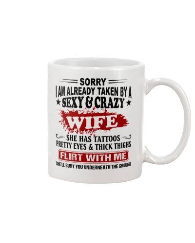 Wife mug wife sexy crazy taken filrt ngvt