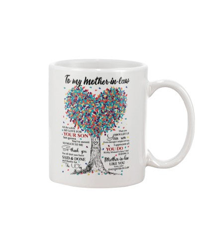 Daughter In Law mug mother inlaw youdo daughter htte