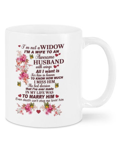 Husband mug widow imiss ddua ntmn