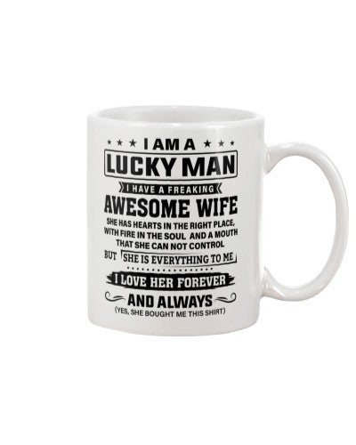 Wife mug man lucky awesome wife always ngvt