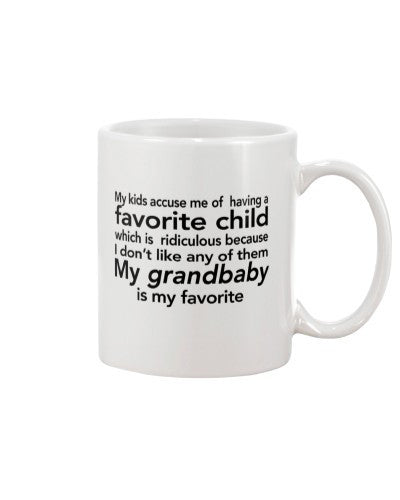 Grandmother mug grandbaby favorite ngvt