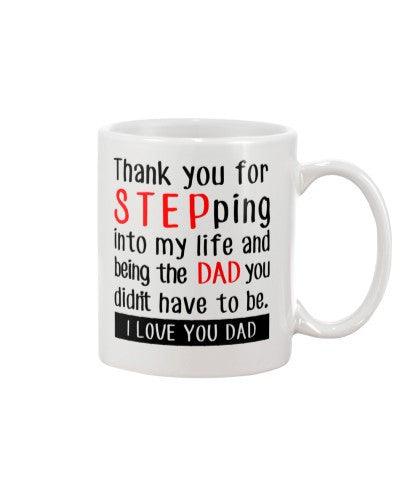 Stepdaughter mug thankyou stepping dad htte
