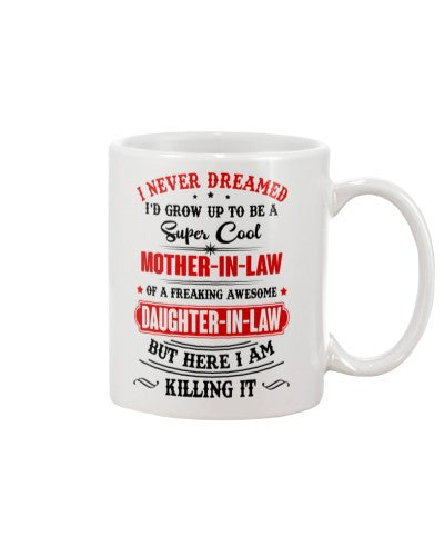 Daughter In Law mug dreamed cool mother daughter inlaw dhua ngvt