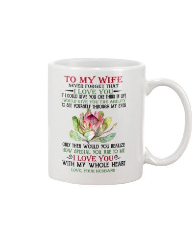 Wife mug wife whole heart husband ngvtt
