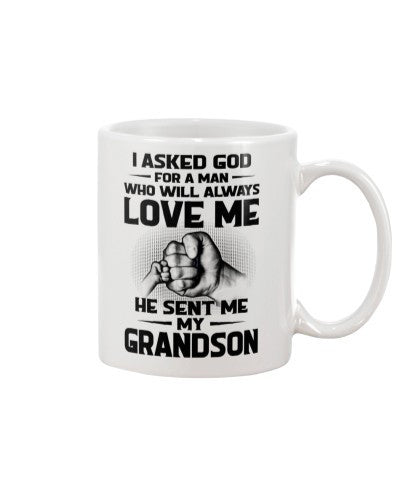Grandmother mug loveme mygrandson htte