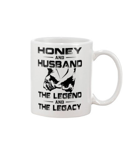Wife mug honey husband legend and legacy htte
