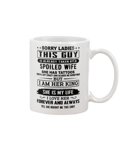 Grandfather mug sorry spoiled wife tattoos ngvt