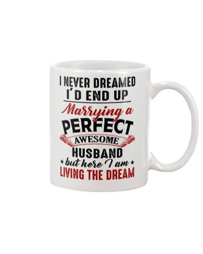 Wife mug marrying awesome husband deub htteh
