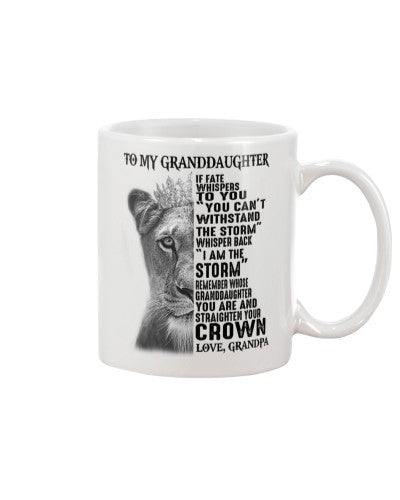 Granddaughter Mug- granddau whispers storm grandpa ngvtt