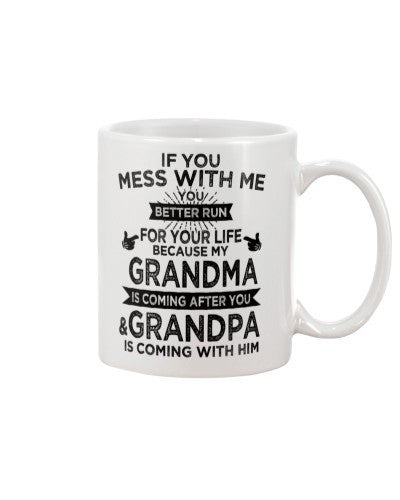 Granddaughter Mug- mwm better run coming grandpa htte