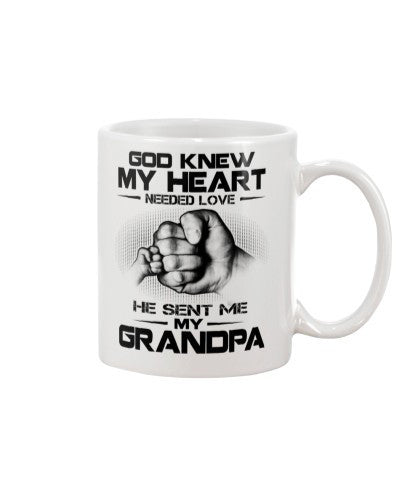 Granddaughter Mug- god knew granddau grandpa dfub ngvt