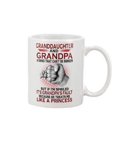 Granddaughter Mug- granddau grandpa princess dhub htte 1